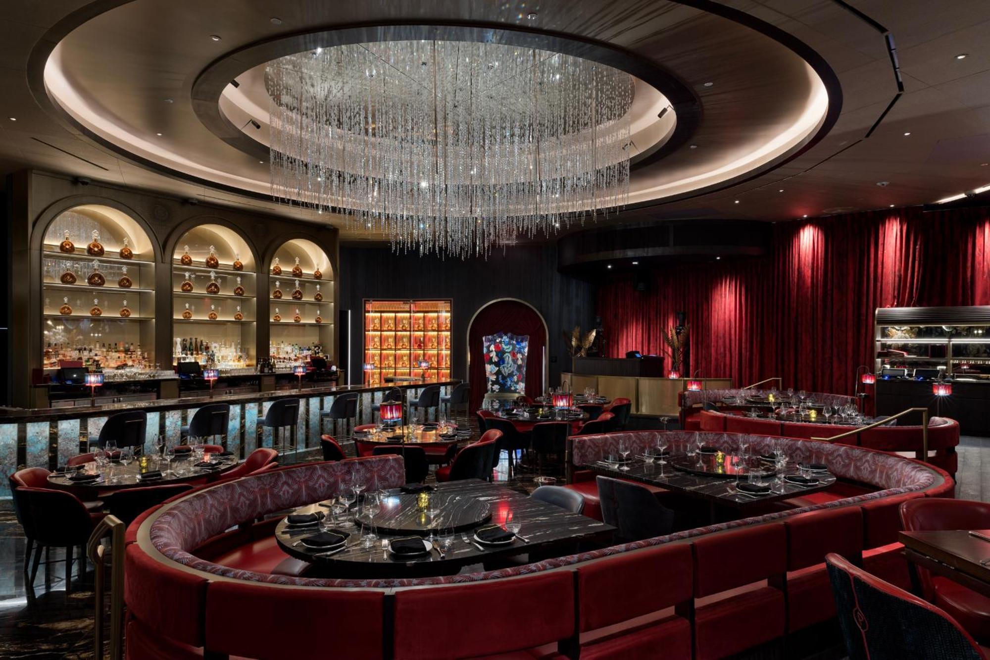 Fontainebleau Las Vegas Kültér fotó Interior of the restaurant